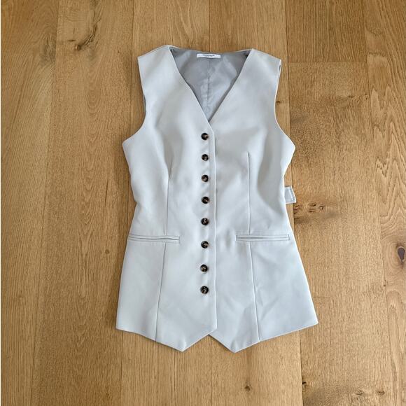 Peppermayo Vest Sleeveless Alexis Size XS Gray - Picture 1 of 5